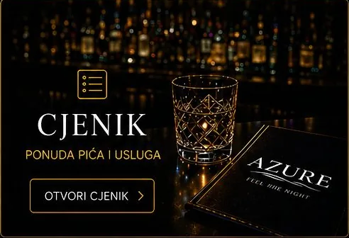 Cjenik - ponuda pića i usluga
