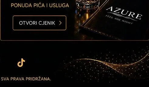 Cjenik - ponuda pića i usluga